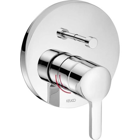 Keuco Elegance - Miscelatore ad incasso per vasca da bagno, per 2 utenze, cromo 51672010281 (1/2)
