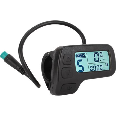 Écran LCD pour vélo électrique, scooter électrique 24V, 36V, 48V, panneau de commande avec connecteur étanche à 5 broches (1/5)