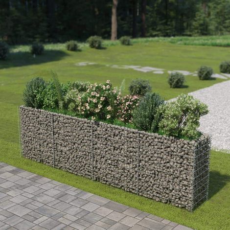 Arriate de gaviones de acero 360x50x100 cm vidaXL