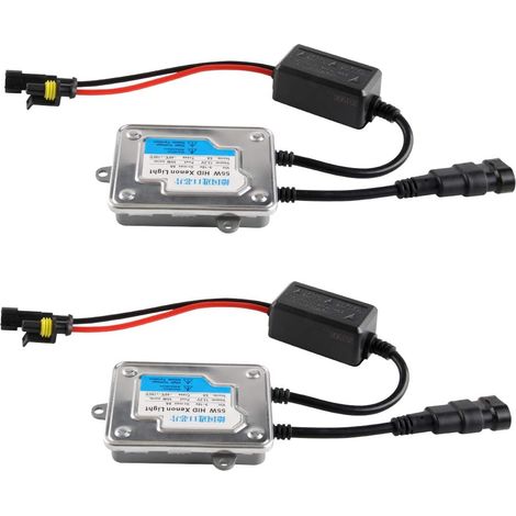 2pcs Ballaste, Slim 55W 12V, Xenon H1 H3 H7, Auto