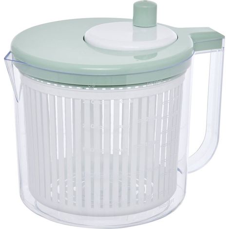 Centrífuga para ensaladas poly redonda de 2,5 l, verde - 5five (1/5)