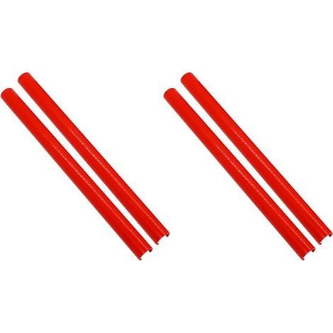 Convient aux bandes de garniture de calandre automobile individuelles, couvercles de bandes de garniture de calandre sportives pour F20, F30, F31, F32, F34, F36, F21, Rouge. (1/4)