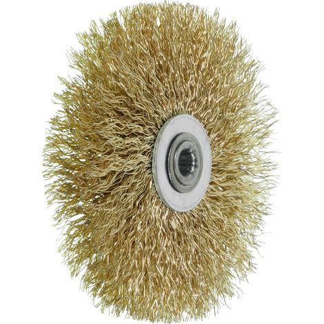 Lessmann Rundbürste Stahldraht 0,25 mm, Bürsten-⌀xBesatzbreite: 80X18 mm (1/2)