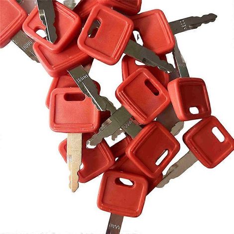 10 clés de contact H800 pour pelles hydrauliques John Deere et bulldozers Case (1/5)
