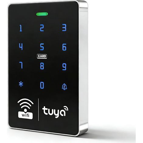 Système de contrôle d'accès WiFi – Capacité de utilisateurs, déverrouillage d'application/carte/mot de passe, étanche IP68, clavier rétroéclairé