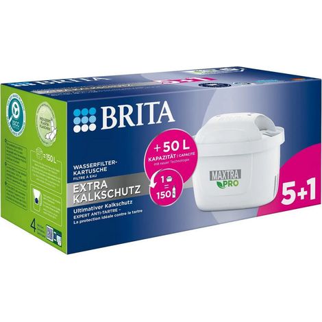 [NEUWERTIG] B-Ware Brita Wasserfilter Kartusche Filter Maxtra Pro Extra Kalkschutz Weiß 6er-Pack (1/2)