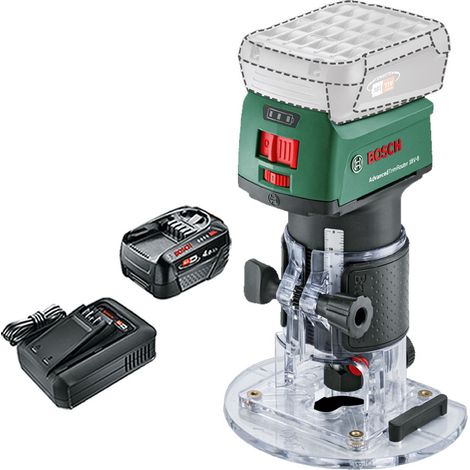 Bosch 06039D5000 AdvancedTrimRouter 18v Trim Router + 4AH Battery Kit