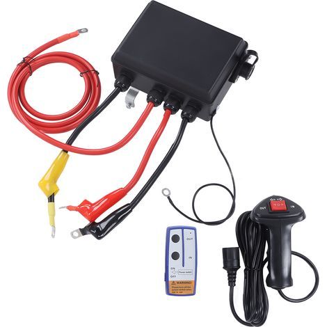 Kit interruttore di controllo remoto per verricello elettrico, spina a 3 pin per auto, ATV, UTV, 8.000-20.000 libbre (1/5)