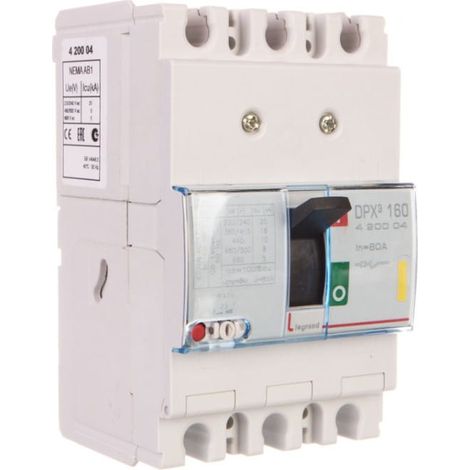 Interruptor automático de potencia 80A 3P 16kA DPX3 160 420004