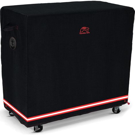 Turtle-Life Housse Barbecue imperméable, Housse de Barbecue Extérieur, Housse Barbecue Gazde à gaz 3-4 brûleurs, Housse de Protection pour BBQ, Ne S'efface Pas en 2 Ans, Noir 120x66x100CM (1/5)