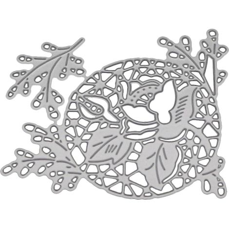 Stanzformen aus Metall mit Blumen- und Blättermotiven zum Selbermachen von Scrapbooking-Alben, Papierkarten und Prägedekorationen