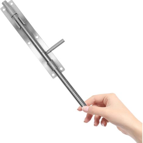 Verrou de Sol Renforcé en Acier Inoxydable 304, Loquet de Porte Agricole 400 Mm, Loquet de Plancher Solide pour Portail Extérieur, Installation Facile, Usage Ferme et Clôture (1/5)