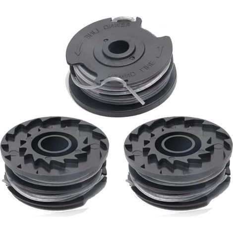 Lot de 3 Bobines de Rechange pour Débroussailleuse 1.65 mm 18 m Compatible Art 24 27 30 30-36 Li (1/4)