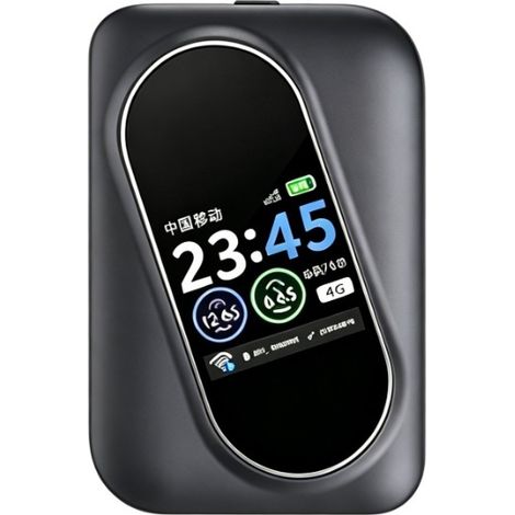 4G Portable WiFi Car MIFI Pocket Router with SIM Card Insertion H7 -- Blue - Eurasia - LCD Screen (1/3)