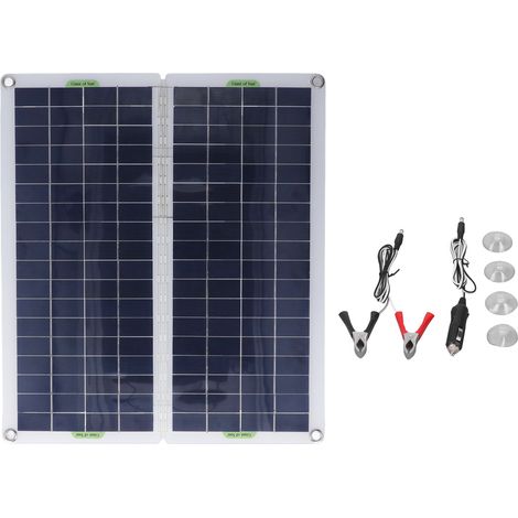 40-W-tragbares, faltbares polykristallines Solarpanel für Camping, Autos und Wandern (1/5)
