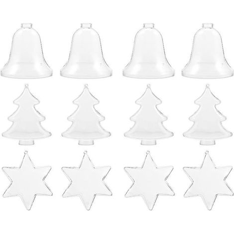 12 pendentifs de Noël à remplir (1/3)