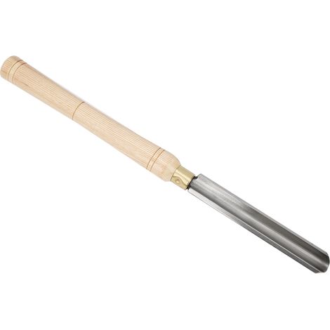 Gouge à bois 25mm pour tournage manuel, lame en acier rapide HSS, manche en bois dur