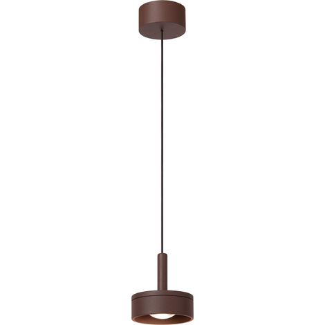 Lampe pendante de conception Lenz brun rouille Ø 11cm IP54 - 33806/08/97 (1/2)