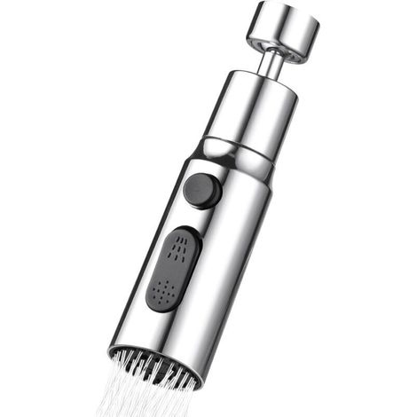Extension universelle pour robinet de cuisine – JINFGERNE – 15" – Trois jets – ABS durable (1/5)