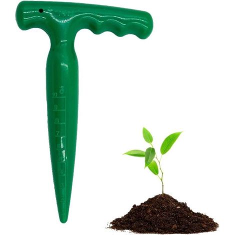 Bulb Planting Tool, Garden Hole Puncher, Planter Pot, Ideal Planting Tool, Gardening Planting Tool, Ideal for Planting Vegetables and Flowers (Green) (1/5)