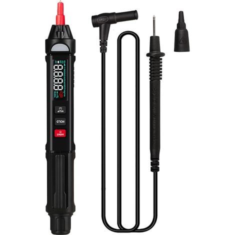 Digitales Multimeter mit Zähler, Stiftform, automatischer digitaler Spannungsprüfer, 6000 Zähler, berührungsloses Voltmeter (ET8908) (1/5)
