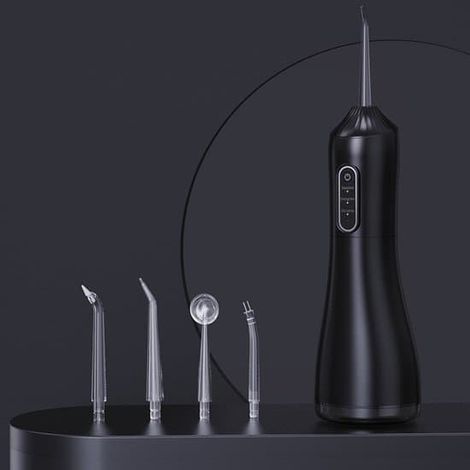 Hydropulseur électrique portable, appareil d'hygiène buccale pour la maison - Blanc (1/5)