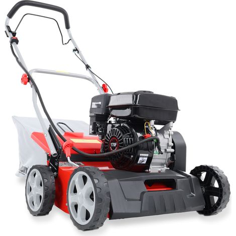 Vertikutierer Benzin 40 cm Arbeitsbreite 5,8 PS 45L Moosentferner Rasenlüfter