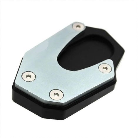 Motorradständer für V-STROM 800 DE, grauer und schwarzer Seitenständer, robuster Aluminiumfuß, Ersatzteil kompatibel mit Suzuki. (1/5)