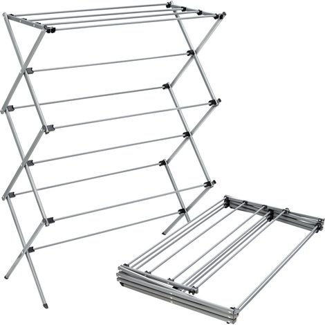 Séchoir à Linge Pliable surdimensionné DRY09066 argenté, 22,7 kg (1/5)