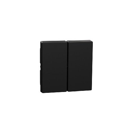 Merten Wippe Serienschalter schwarz matt System M