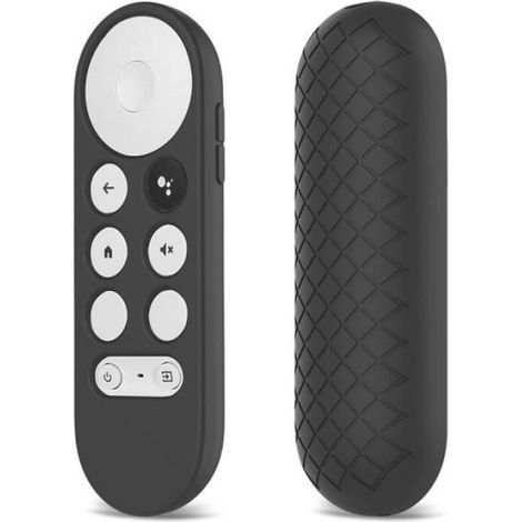 Housse Pour Télécommande Chromecast - Silicone Anti-perte - Compatible Google TV Voice Remote 2020 - Rouge (1/4)