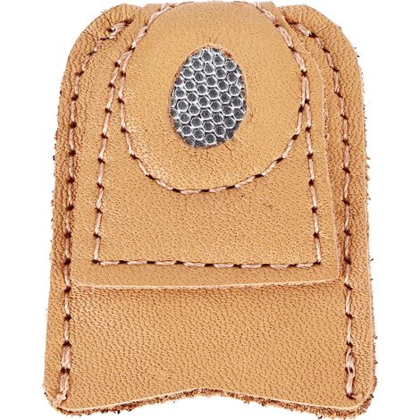 Manchon de Couture en Cuir pour Doigts, Protège-Doigt pour Broderie et Tricot, Accessoires de Couture (1/5)