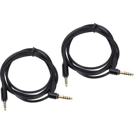 Câble de Casque de 3 - 5 Mm à 4 - 4 Mm - 2 PCS Cordon de Casque de (1/5)