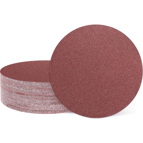 15 Pcs 230mm 9 Pouce Disque de Ponçage 60 Grit Papier Abrasif (1/5)