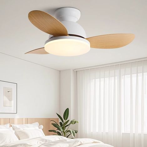 Ventilador de techo de 92 cm con luz, control remoto/control de pared, 3 temperaturas de color, 6 velocidades y temporizador. (1/5)