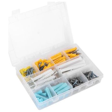 Chevilles pour placo, structure rotative, visserie autoperceuse antirouille, fixation durable pour stores de fenêtre
