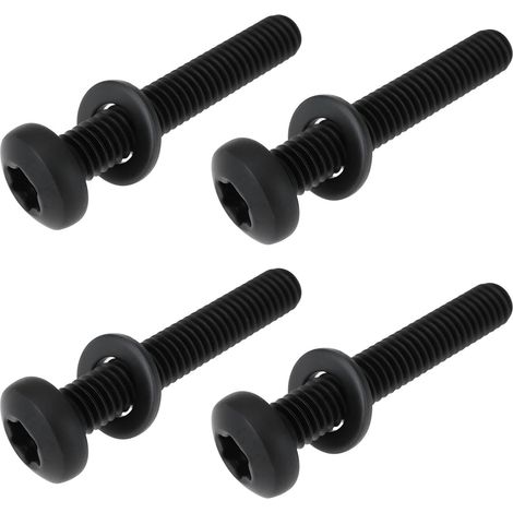 4pcs Vis M6x35 pour Poignées de Maintien Intérieures de Voiture N10347403 Compatible avec T5 2003-2015 T6 2016-2019 (1/5)