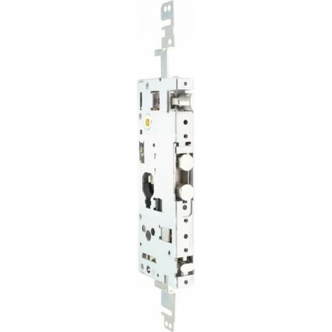 Boîtier de serrure à encastrer FICHET FORTISSIME T 70552404 pour porte blindée gauche, argent et blanc