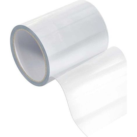 Bande Imperméable Transparente, Rustine Piscine, Reparation Piscine, Scotch Fuite Eau, Ruban Etancheite, pour piscine, tente, bâche, gouttière 7 cm x 4.9 cm (1/4)