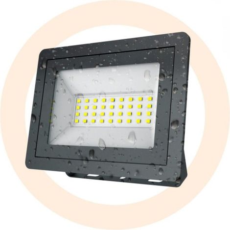 LED Außenstrahler - Slim - 50W - 4900lm - IP65