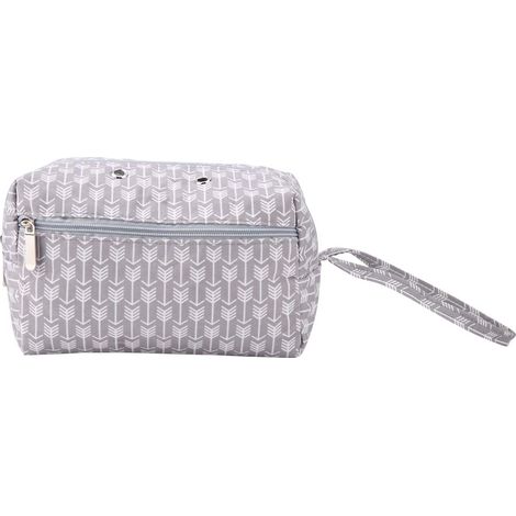 Rangee de rangement durable et douce pour outils de laine, crochet, vetements et pulls (Gris carre, taille S) (1/5)