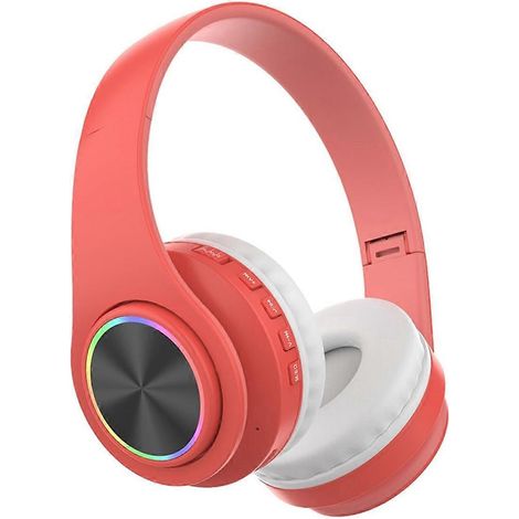 Bluetooth-Kopfhörer, intelligentes kabelloses Bluetooth-Headset, rot (1/5)