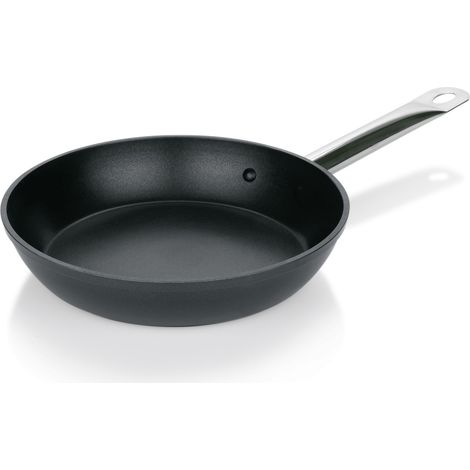 Poêle antiadhésive Ø 24 cm H 5,5 cm aluminium poignée inox rivetée - Was Germany