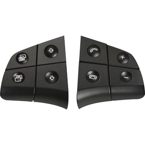 Reemplazo de botón de control del volante para Mercedes Benz W164 W245 W251 Ml Gl Br Class Negro 4 botones (1/5)