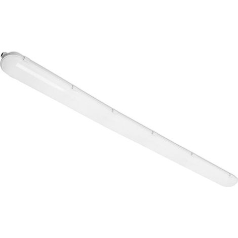Forlight Propper - Pantalla Estanca LED 49.4W y 4851lm con Luz Neutra 4000K. Plafón LED de 150cm Largp para Garaje y Exterior Estanco e Impermeable IP65. Color Gris (1/2)