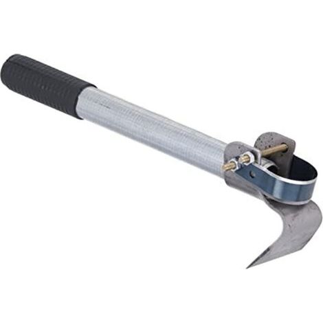 Weed Pulling Hoe, Planting Hoe with U-Shaped Bilateral Scraper Head, Iron Hoe for Weeding, Bark Scraping, Planting Vegetables, Grafting Fruit Trees (1/5)
