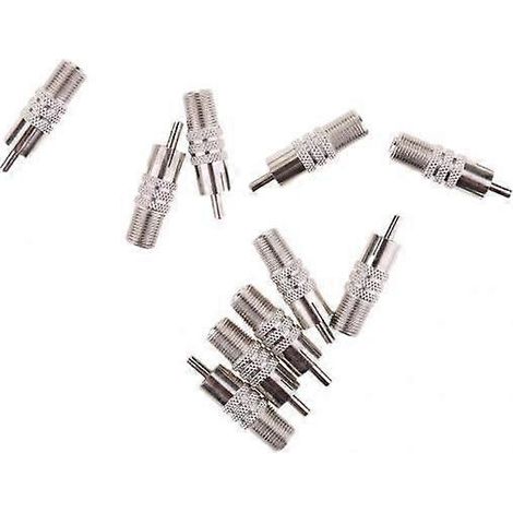 2 adaptateurs de câble coaxial CCTV 10x F mâle vers F femelle (1/5)