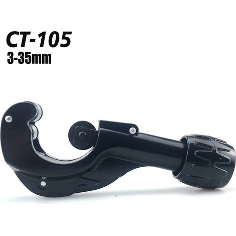 Coupe-tube Professionnel Universel 3-35mm – Pour Tubes Cuivre, Acier, Aluminium et Inox (Noir) (1/5)