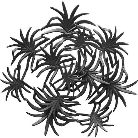 Decorazione da Parete Domizil in Ferro Nero 70 cm (1/4)