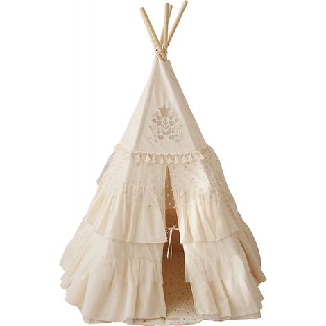 Ensemble Tente tipi et matelas enfant natural colors - Beige, marron (1/5)